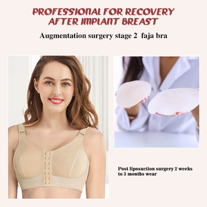 Crochets réglables de logo personnalisé de marque de distributeur <span class=keywords><strong>soutien</strong></span>-<span class=keywords><strong>gorge</strong></span> Faja de stade 2 de la chirurgie d'<span class=keywords><strong>augmentation</strong></span> <span class=keywords><strong>mammaire</strong></span> de la poitrine - Product Image 3