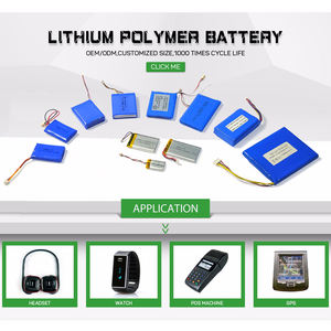 3,7 В мешочек литий-полимерный аккумулятор 453030 503030 553030 403030 360 мАч 450 мАч перезаряжаемый 380 мАч литий-ионный аккумулятор - Product Image 6