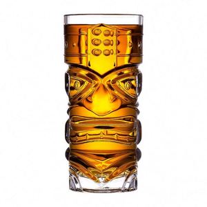 Copa de Vino Clásica Hecha a Mano con Asa, Diseño Cultural Polinesio, Materiales de Aluminio y PP, USA Mairun, para Fiestas - Product Image 1