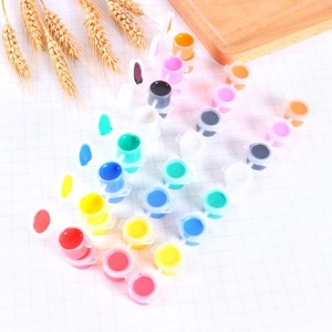 Fournitures d'art peinture <span class=keywords><strong>de</strong></span> fournitures scolaires peintures acryliques, 8*3ml coloré abstrait peinture acrylique par numéros - Product Image 2