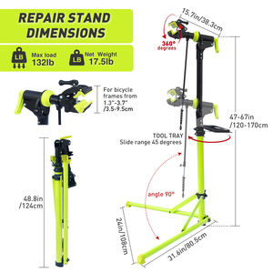 ZUKKA, nuevo producto, soporte de reparación de <span class=keywords><strong>bicicletas</strong></span>, soporte de trabajo de mantenimiento de <span class=keywords><strong>bicicletas</strong></span> MTB, soporte de trabajo de bicicleta de <span class=keywords><strong>taller</strong></span> - Product Image 2