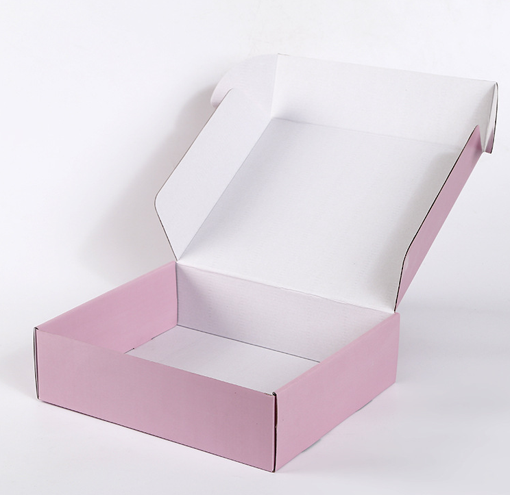 High-End Recycled Materials Corrugated Mailer Box Custom Size Clothing Shipping Packaging with Eco-Friendly Features