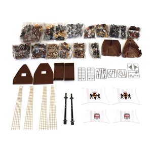 Winco 27005 Hoàng Gia Vs Cướp Biển Tàu Khối Xây Dựng Trẻ Em Khối Sao Máy Bay 866Pcs + Đồ Chơi Xây Dựng Gạch - Product Image 5