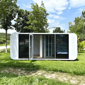 Imperméable à l'eau Insonorisé Préfabriqué Conteneur Maison Pack Plat Maison Modulaire Bureau Petite Maison Extérieure Apple Cabine <span class=keywords><strong>Jardin</strong></span> Bureau Pod - Product Image 1