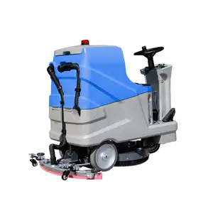 Single Brush Automatic Electric Ride On Floor Scrubber Cleaning Machine Floor Washer Machine Industrial Cleaning