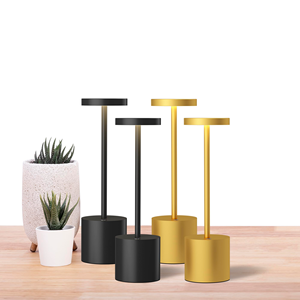 Lampe de table rechargeable LED sans fil, lampe de bureau portable à piles 1200 mAh 2000 mAh 4000 mAh 5000 mAh, 3 couleurs - Product Image 1