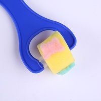 Éducation précoce bricolage peinture Art fournitures 4 petits autocollants fronde Ferry timbre éponge brosse pour enfants Graffiti Art