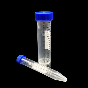 प्रयोगशाला उपयोग के लिए 10 मिलीलीटर 15 मिली कंनिकल स्पष्ट ब्लैक ग्रेजुएट सेंट्रीफ्यूज ट्यूब पीपी सामग्री - Product Image 3