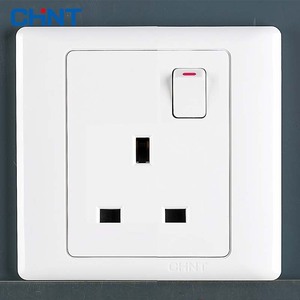 Hot Bán Chint Thương Hiệu 2-Gang 3-Pin Switched Ổ Cắm 13A 250V Tường Chuyển Sang Và <span class=keywords><strong>Socket</strong></span> - Product Image 5
