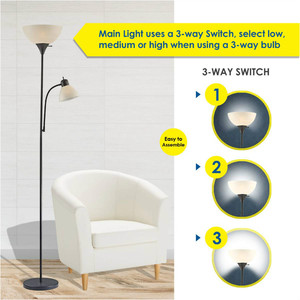 Lampadaires décoratifs modernes LED mère et <span class=keywords><strong>fils</strong></span> pour salon corps en fer Lampada Da Terra - Product Image 2