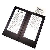 Support de menu LED de haute qualité menu Led éclairé Restaurant Bar discothèque rechargeable rétro-éclairé couverture de menu