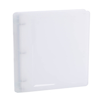 Caja de archivos de plástico PP de gran oferta con Clip de palanca para carpeta de anillas, carpeta de documentos de oficina escolar, soporte para bolsa, logotipo personalizado para documentos