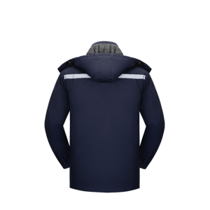 Chống axit chống kiềm chống tĩnh unisex làm việc quần áo unisex mùa đông ngoài trời làm việc Áo khoác yếm Removable-T101 - Product Image 2