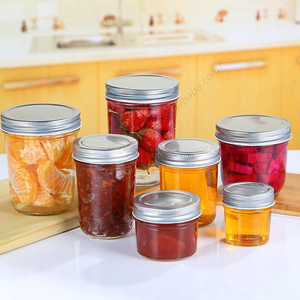 ขวดแก้วบรรจุภัณฑ์อาหารเกรด SQ50 สำหรับขายส่ง  ภาชนะใสสำหรับเก็บของ  ขวดปิดผนึกสำหรับแยม สตรอว์เบอร์รี คาเวียร์ - Product Image 1