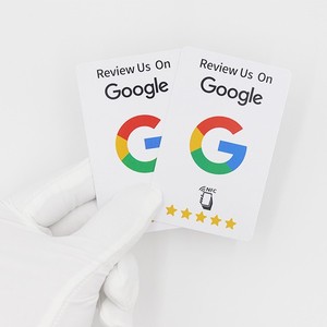 Tarjetas NFC de reseñas de Google de 85.5x54mm con sensor inteligente personalizable para promoción empresarial - Product Image 2
