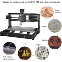Máquina CNC Mini TWOTREES 3018 Pro DIY TTC3018 Pro para Madera y Plástico, Router para Trabajar la Madera, Kit de Actualización para Acero