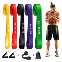 Bandas de Resistencia para Pilates, Yoga y Entrenamiento de Fuerza, de Alta Calidad y Coloridas, Equipo de Gimnasio, Bandas de Ejercicio para Fitness, Venta al Por Mayor