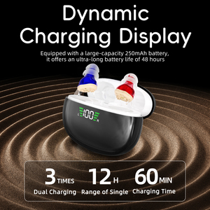 เครื่องช่วยฟัง CIC รุ่นใหม่ ขายส่งจำนวนมาก เครื่องขยายเสียงแบบ OTC สำหรับผู้สูงอายุ เครื่องช่วยฟังแบบชาร์จได้ - Product Image 2