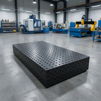 Table de soudage 3D flexible en acier nitrué de qualité supérieure, 2000mm*1000mm*200mm, plateforme tridimensionnelle