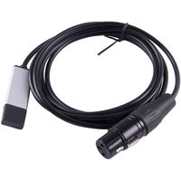 Adaptateur d'interface DMX512 USB vers DMX, câble de contrôleur pour lampes de scène, conducteur en cuivre pur, gaine en PVC, blindage tressé pour ordinateur