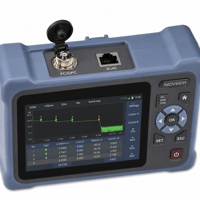 NOVKER NK4000 Mini OTDR Inteligente, Probador de Fallos de Fibra Óptica Portátil con Prueba Automática de un Solo Toque, 100km, OPM, VFL, LS, 8G de Memoria, Herramienta de Mantenimiento FTTH