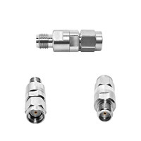 Connecteur RP SMA de précision en acier inoxydable 18G, prise mâle, prise femelle ToSMA, adaptateur coaxial RF pour micro-ondes