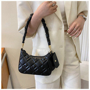 Women's Crocodile Pattern Zipper <b>Handbags</b> Shoulder Bag PU Leather Chain Hand Bags.Z0878 - Product Image 6