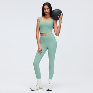 Xsunwing nuevo Leggins Para Mujer medias ropa de gimnasio Fitness sin costuras Scrunch No T-line Leggings mujeres entrenamiento Yoga pantalón WDQ19108 - Product Image 5