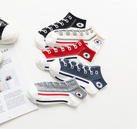 Fabrication en usine diverses chaussettes en coton coupe basse nouveauté baskets femmes chaussettes sport