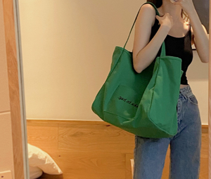 Borsa Tote in Tela di Cotone 12A Personalizzata, Borsa Ecologica per la Spesa, Grande Capacità, Stile di Vita, Colore Unico, Borsa per <span class=keywords><strong>Yoga</strong></span> - Product Image 4