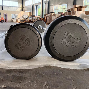 <span class=keywords><strong>Set</strong></span> di bilancieri EZ e dritti per sollevamento pesi, attrezzatura fitness per bodybuilding, con dischi pesi inclusi - Vendita calda - Product Image 4