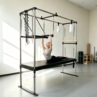 Table de Pilates Cadillac Trapeze à cadre en aluminium réglable pour studio de Pilates professionnel et entraînement de réadaptation