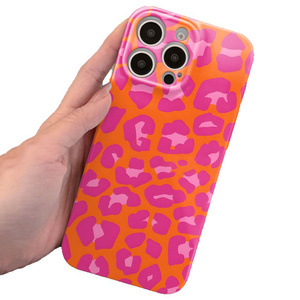 <span class=keywords><strong>Cover</strong></span> per Cellulare in PC Rigido con Stampa Fotografica Leopardata Arancione e Rosa per <span class=keywords><strong>iPhone</strong></span> 8 X Xr Xs 11 12 13 14 15 16 17 Pro Max - Product Image 5