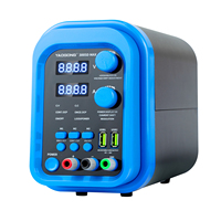 Alimentation CC réglable 3005D MAX 30V 5A, protection OVP/OCP, mémoire 3 canaux, double USB pour réparation de téléphones et tests en laboratoire