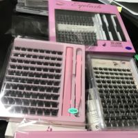 Bandes pré-collées d'ombre riche et profonde de couleur ultra noire avec une pince à épiler facile à saisir incluse