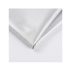 Diskon besar 190T 210T 300T perak <span class=keywords><strong>PU</strong></span> dilapisi putih poliester kain Taffeta untuk penutup mobil lapisan dalam bagasi-100% poliester - Product Image 5