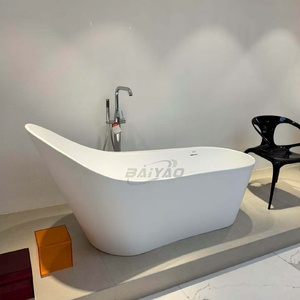 Bañera de Hidromasaje Acrílica Moderna de Lujo, Independiente, con Desagüe, para Proyectos de Baños de Alta Gama en Hoteles y Villas - Product Image 2