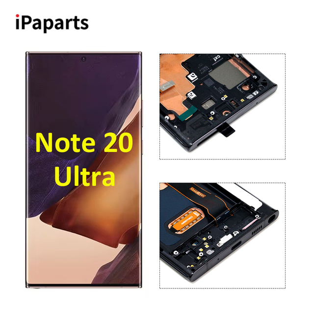 Original Display for for Note 20 Ultra OLED Touch Screen Replacement Repair Parts Frame 100% Working No Dead Pixels 1