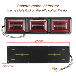 Nouveau feu arrière LED en alliage d'aluminium de haute qualité 24V IP67 étanche DQ DQTL-29 46cm pour bus, camion, <span class=keywords><strong>remorque</strong></span>, automobile - Product Image 6