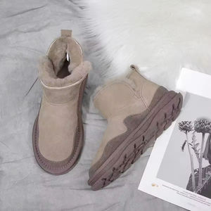 Botas de Nieve Gruesas con Forro de Cachemira, Nuevas Botas de Invierno Cálidas de Algodón, Antideslizantes, con Suela Gruesa - Product Image 4