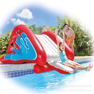 Toboggan aquatique gonflable pour enfants et adultes, structure de jeux pour piscine, toboggan en PVC, jouet de piscine pour le plaisir en plein air - Product Image 1