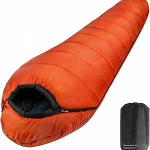 <span class=keywords><strong>Saco</strong></span> de <span class=keywords><strong>Dormir</strong></span> de Poliéster Tipo Momia para Parejas, Personalizable, Impermeable, Transpirable, para Invierno y Clima Frío, para Acampar al Aire Libre - Product Image 5