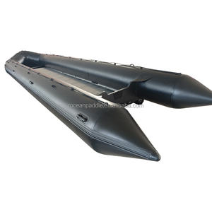 Haute qualité 1.2mm 1.5mm 1.8mm PVC ou Hypalon couleur noire 8 à 10 mètres bateaux à moteur gonflables d'<span class=keywords><strong>occasion</strong></span> avec certificat CE - Product Image 1