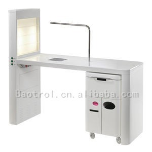 Mesa de Manicura de Piedra Artificial Duradera de Diseño Simple The <span class=keywords><strong>Hague</strong></span> con Lámpara - Product Image 2