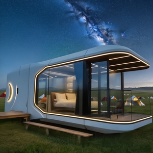 Venda quente Pré-fabricada Móvel Recipiente Casa De Cápsula Portátil Hotel Espaço Cápsula Sleep Pod Escritório Móvel - Product Image 1