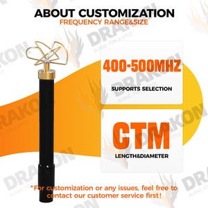 유리 섬유 6dBi 클로버리프 원형 편광 안테나 400-500MHz 15km 실외 WiFi 마스트 마운트 N-J 수 커넥터 - Product Image 3