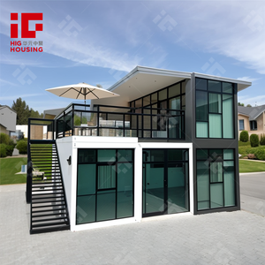 Contenedor de Oficina Modular Aislado de 20 pies/40 pies, <span class=keywords><strong>Casa</strong></span> de Almacenamiento Prefabricada de Acero con Panel Sándwich para Oficina/Tienda - Product Image 5