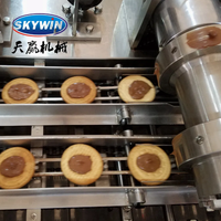 Ligne d'emballage en flux entièrement automatique à grande vitesse pour biscuits et biscuits fourrés à la crème, machine de fabrication de biscuits sandwichs fourrés à la crème