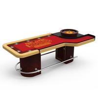 YH Gambling Poker Tisch Profession elle Qualität 22 Zoll Roulette Rad Tisch mit Stahl pedal