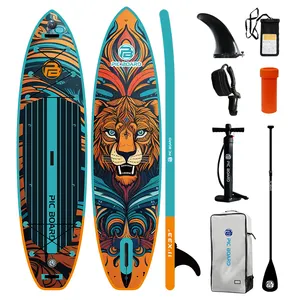 SUP Inflatable Surfboard Professional tabla padel surf board Ultralight EVA Non-Slip Competition Level Surf Set wholesale OEM